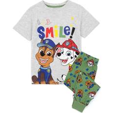 Gutter Pysjamaser Paw Patrol Boys Smile Pajamas Set Brown/Green/Multicolour