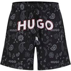 Paisley Swimwear HUGO Swim shorts with and paisley print