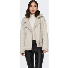 Dame - Skinn Ytterklær Only Aviator Bonded Jacket