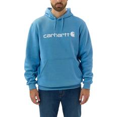 Carhartt Maglioni Carhartt Signature Logo Midweight Felpa - Bianco Blu