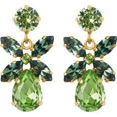 Caroline Svedbom Mini Dione Earrings Peridot Erinite