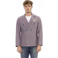 Men - Purple Blazers Distretto12 Cotton Men's Blazer