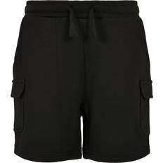 Urban Classics Organic Cargo Sweat Shorts - Black