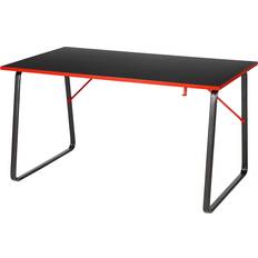 IKEA Gamingbord IKEA HUVUDSPELARE Skrivbord för gaming, svart, 140x80