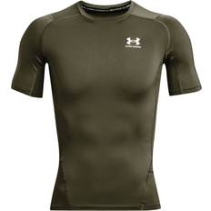 Bekleidung Under Armour Damen HeatGear Compression Short Sleeve T-Shirt, grün