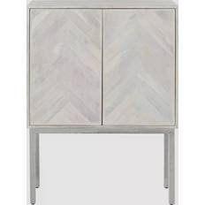 Ellos Skåp Ellos Chevron White Förvaringsskåp 80x107cm