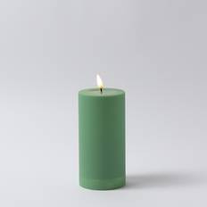 Duurzaam voor Buiten Kaarsen en Accessoires Deluxe Homeart 3D flame flickering Green