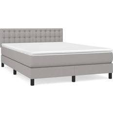 vidaXL 3140377 Light Gray Cama con Estructura