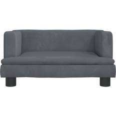 Canapés vidaXL Sofa Velor Dark Grey