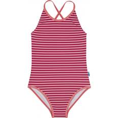 Finkid Kid's Uimapuku Beach Swimsuit - Raspberry/Terra Cotta