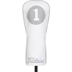 Titleist Golftillbehör Titleist Headcover Leather Frost Out Fairwaywood Vit/Grå