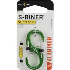 Nite Ize Karabinerhaken S-Biner Alu Slide-Lock Nr.2 lime Restposten