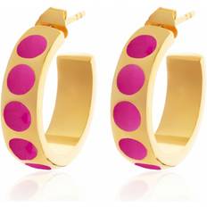 Sophie By Sophie hoops pink gold