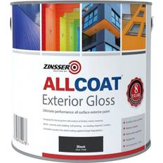 Zinsser Black Paint Zinsser Allcoat Multi-Surface Self-Primer Year Wood Paint Black