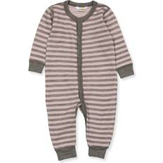 Wolle Jumpsuits Joha Strampler Wolle Rosa/Grau Strampler