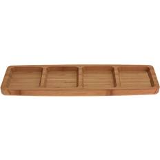 Brun Serveringsfade Excellent Houseware Platter Serveringsfad