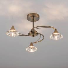 Transparent Ceiling Flush Lights Harper 3 Ceiling Flush Light