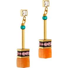 Coeur de Lion Silver Smycken Coeur de Lion Graduated GEOCUBE Earrings Multicolour Expressive