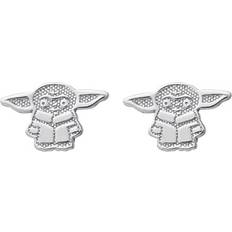 Niño Pendientes Disney Baby Yoda Earrings Silver