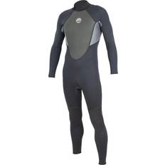 Swim & Water Sports Alder Mens Impact 3/2mm Full Back Zip Wetsuit Black