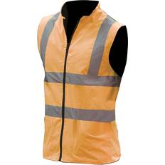 Yoko Mens Workwear Hi-Vis Reversible Fleece Vest Jacket