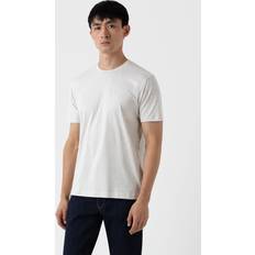 Sunspel T-shirts Sunspel Riviera Organic Tee Archive White