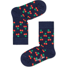 Viola Calzini Happy Socks Kids Wool Cherry Sock - Light Yellow, Red,Green