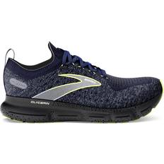 Brooks Men Trainers Brooks Herren Glycerin StealthFit Neutral Laufschuh, Blau/Ebenholz/Limette