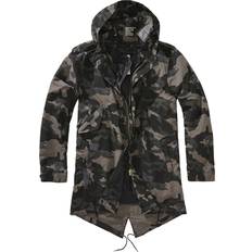 Mehrfarbig Oberbekleidung Brandit M51 Parka darkcamo Gr