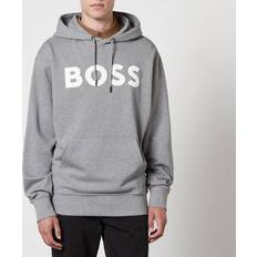 Hoodie - Orange Jumpers Boss Orange Webasic Cotton Hoodie Grey