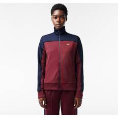 Lacoste Donna Abbigliamento esterno Lacoste Felpa con cerniera color block SF1632-LGI - Bordeaux