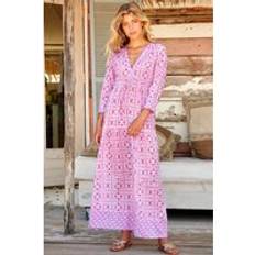 Aspiga Mykonos Maxi Dress Pink/Lilac