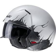 i20 Scraw Jet Helmet - Black/Grey