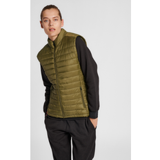 Hummel Women Vests Hummel Red Quilted Vest Green Woman