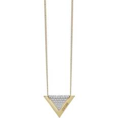 Guess Necklaces Guess Ladies Gold Plated Revers Necklace