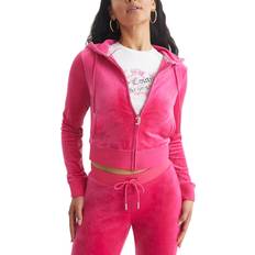 Elastane/Lycra/Spandex - Women Sweaters Juicy Couture Bling Hoodie Free Love