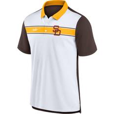 Brown Polo Shirts Nike Men's San Diego Padres Yellow Cooperstown Rewind Polo, Holiday Gift