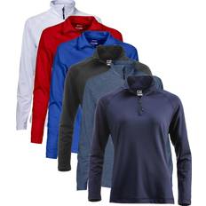 Golf - Schwarz Pullover Cutter & Buck Coos Bay 1/2-Zip Langarmshirt Royal Blue