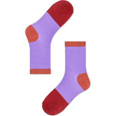 Happy Socks Viola Calzini Happy Socks Liza Ankle Sock - Dark Red,Brown