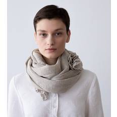 Natur - Unisex Halsdukar & Sjalar LinenMe Sommertørklæde hør, naturfarvet, Garza