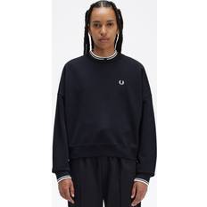 Fred Perry Women Clothing Fred Perry Women's Tipped sweatshirt in black Black