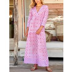 Aspiga Mykonos Maxi Dress Pink/Lilac