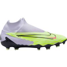 Nike Phantom GX Pro DF FG Firm Ground Soccer Cleat Yellow/Dark Grey/Purple-9.5