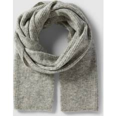 Nylon Skjerf & Sjal Selected Femme Maline Knit Scarf Grå