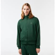 Lacoste Femme Vêtements d'extérieur Lacoste Veste de survêtement zippée Paris en Piqué Taille - Vert Sapin