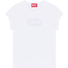 Diesel Dam Kläder Diesel T-shirt Avec Logo Peek-a-Boo - White