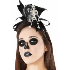 BigBuy Carnival Headband Skull Halloween