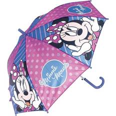 Safta Minnie Mouse Automatic Umbrella - Lucky Blue/Pink