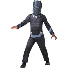 Juhlamekot L, Black/Grey Black Panther Boys Costume