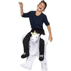 My Other Me Costume for Children Ride-On Unicorn White One